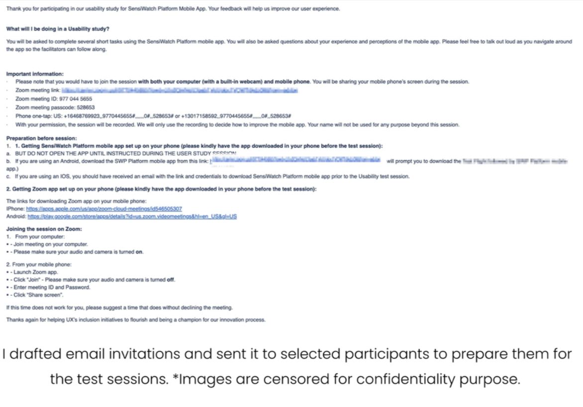 Participant recruitment and session setup instructions